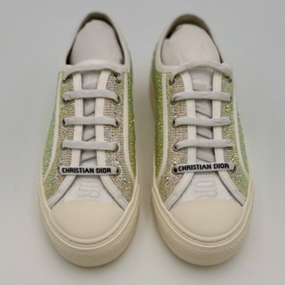 NIB-Walk 'n' Dior Strass Canvas Low Top - 38/7.5 - Picture 3 of 12